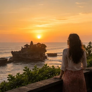 Illustrative Sea Temple Sunset Experience preview at Tanah Lot