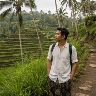 Illustrative Palm and Paddy Experience preview for Tegallalang Rice Terraces
