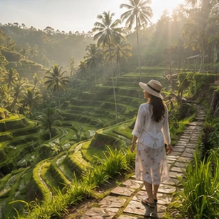 Illustrative Terrace Morning Experience preview for Tegallalang Rice Terraces