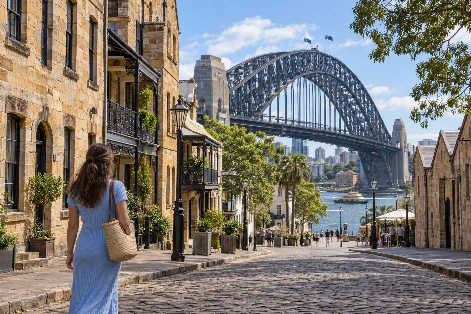 Illustrative Laneways Daylight Experience preview at The Rocks