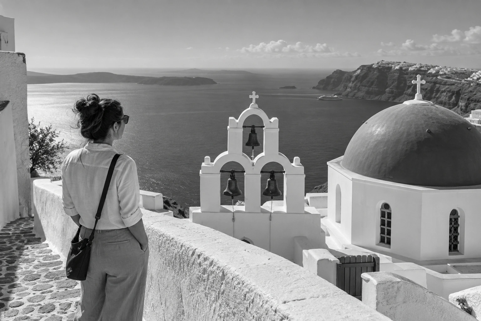 Illustrative Bells on Film Experience preview for Three Bells of Fira