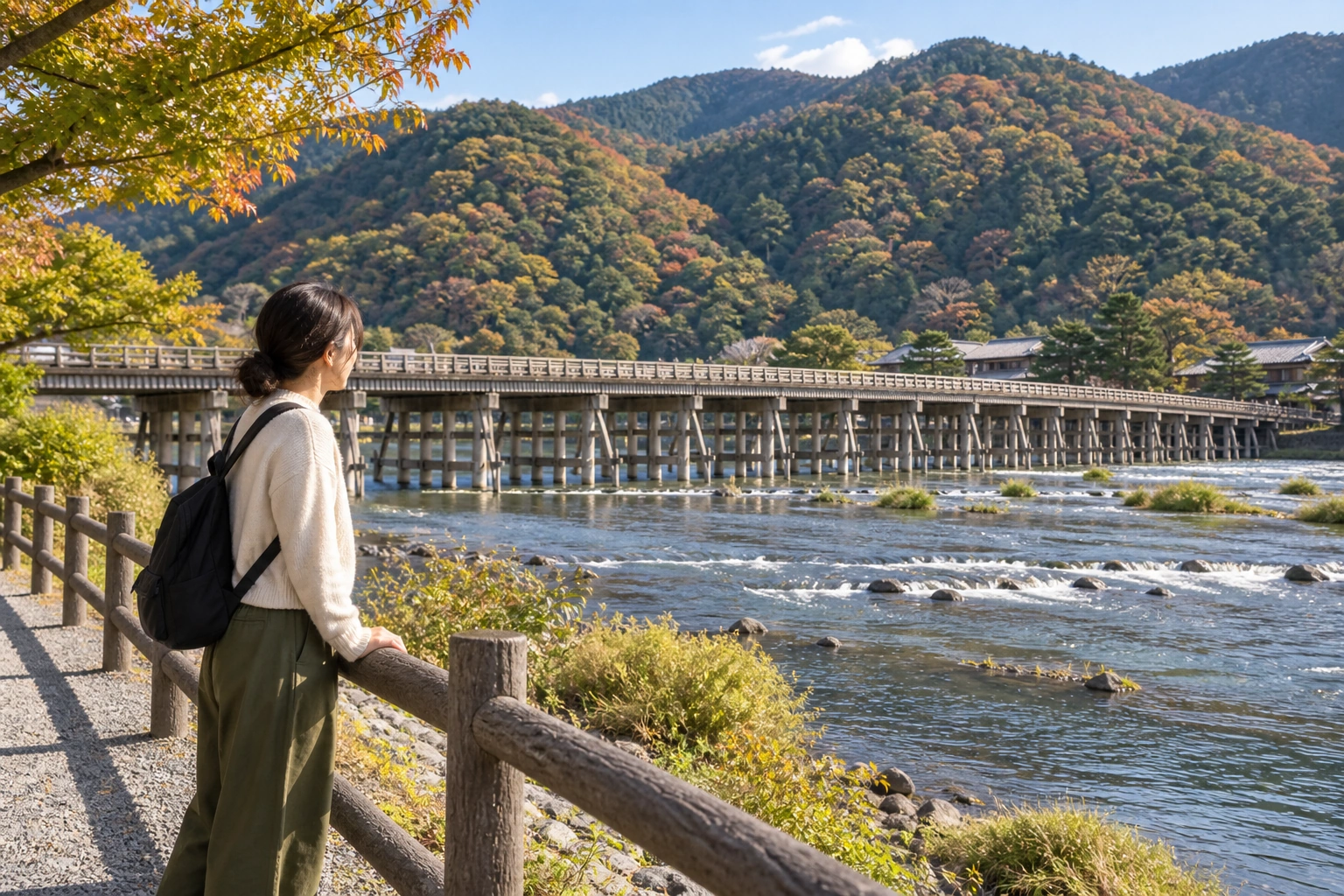 Illustrative Bridge Rhythm Experience preview at Togetsukyo Bridge