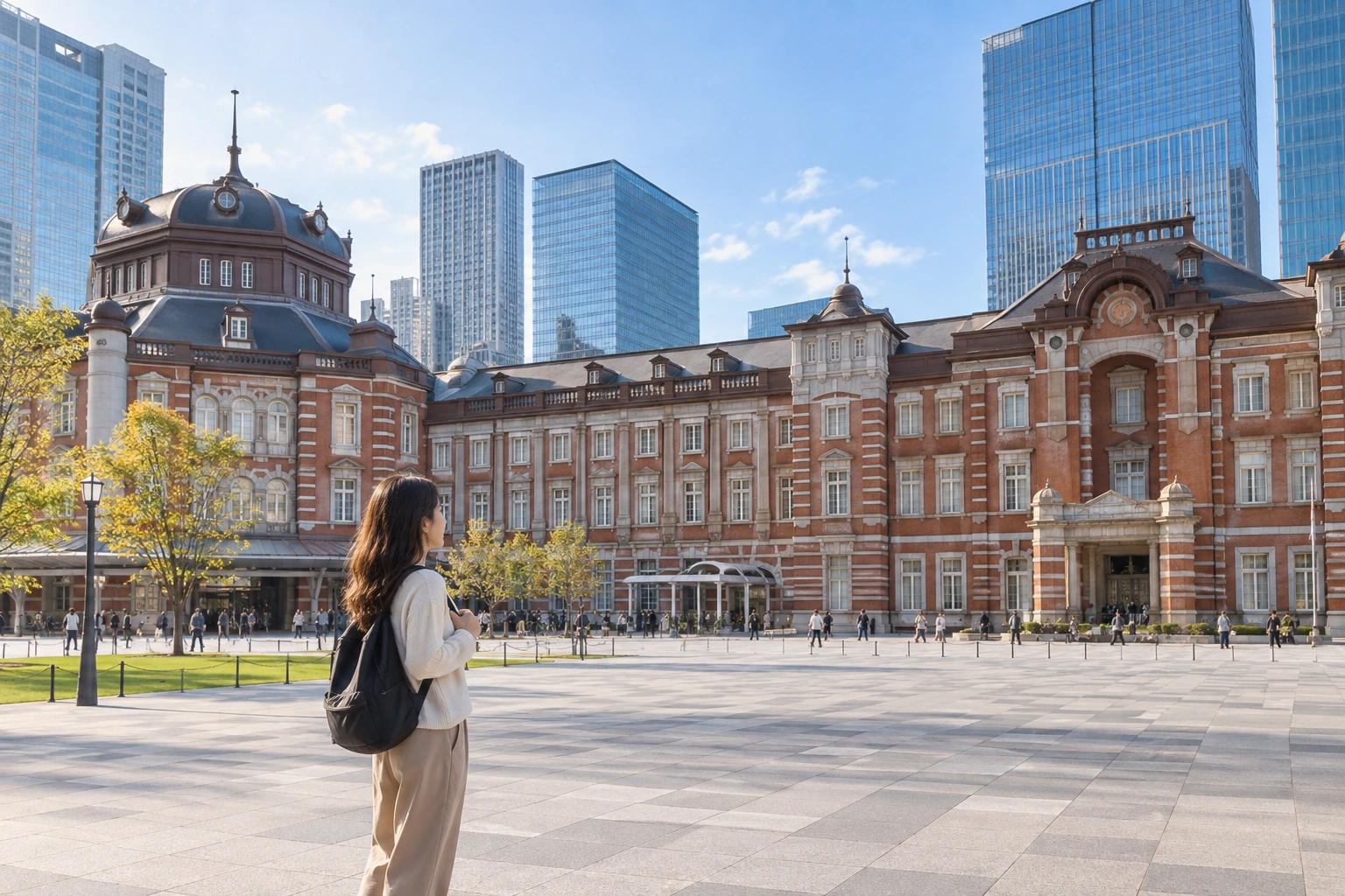 Illustrative Station Symmetry Experience preview for Tokyo Station Marunouchi