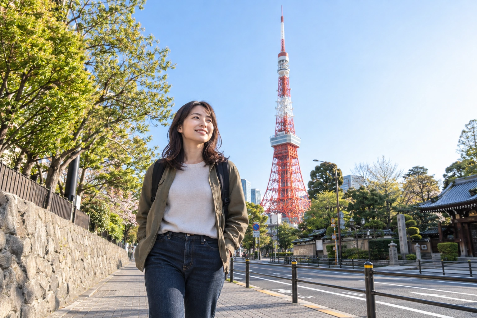 Illustrative Red Lattice Morning Experience preview for Tokyo Tower