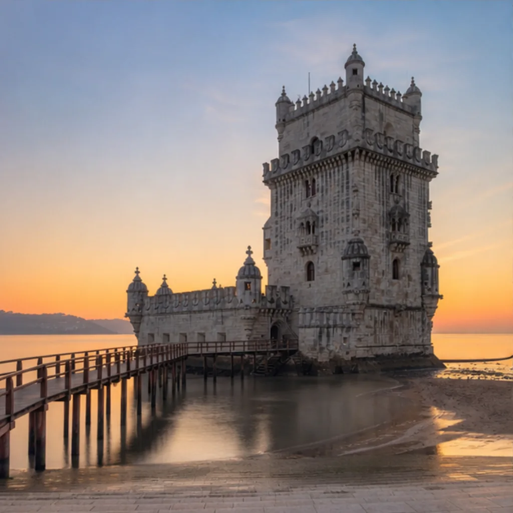 Illustrative Explorer Dawn Experience preview for Torre de Belém