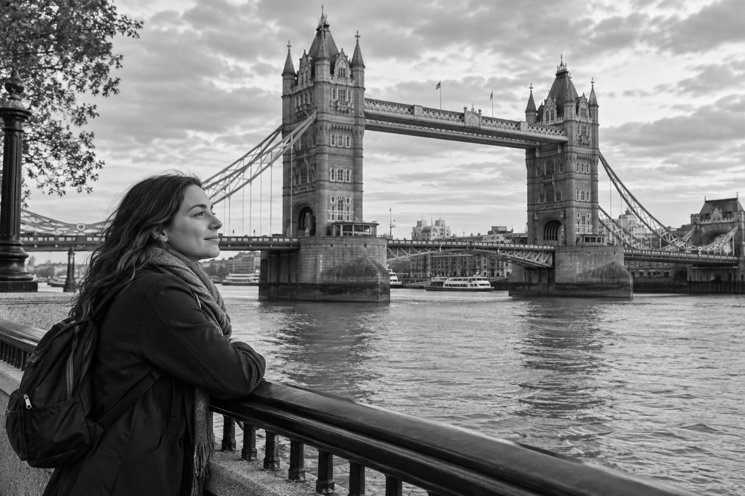 Illustrative Tower Bridge on Film Experience preview for Tower Bridge