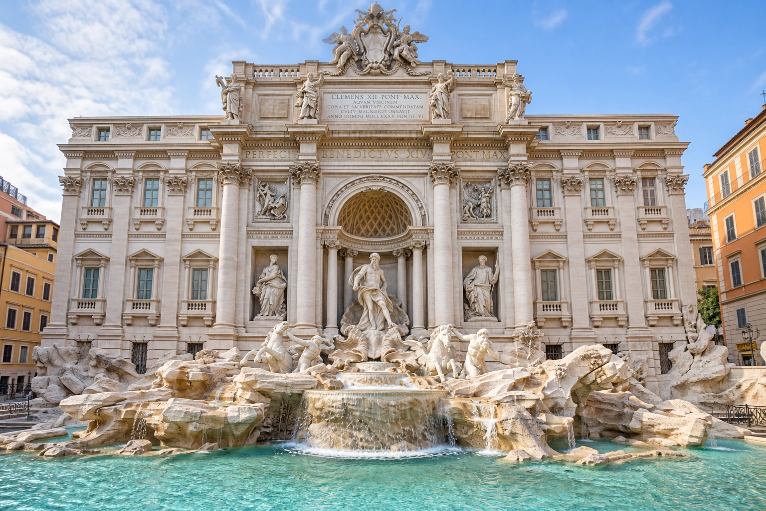 Illustrative catalog artwork of Trevi Fountain in Rome
