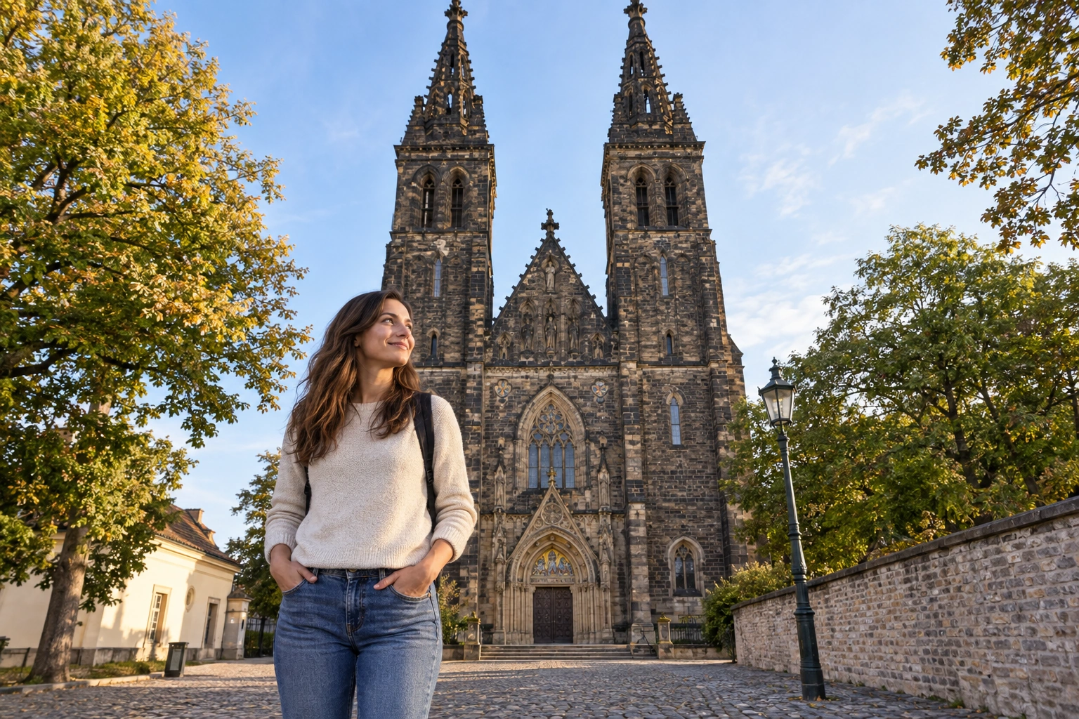Illustrative Brick and Portal Experience preview for Vysehrad Basilica