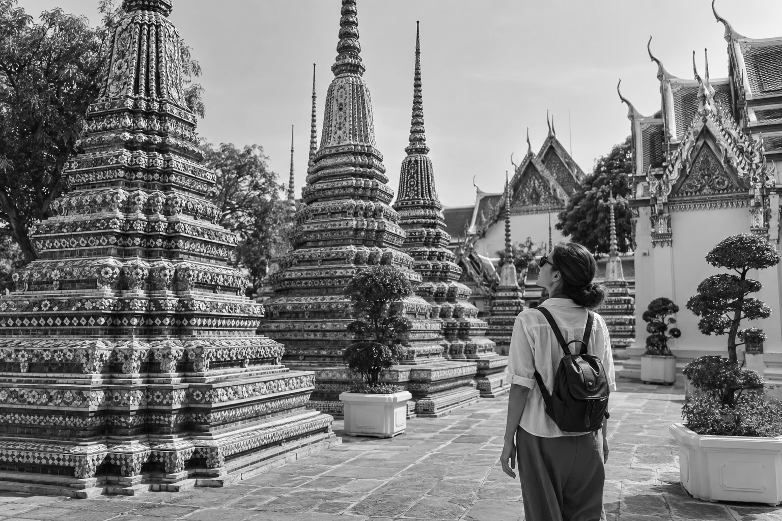 Illustrative Wat Pho on Film Experience preview for Wat Pho