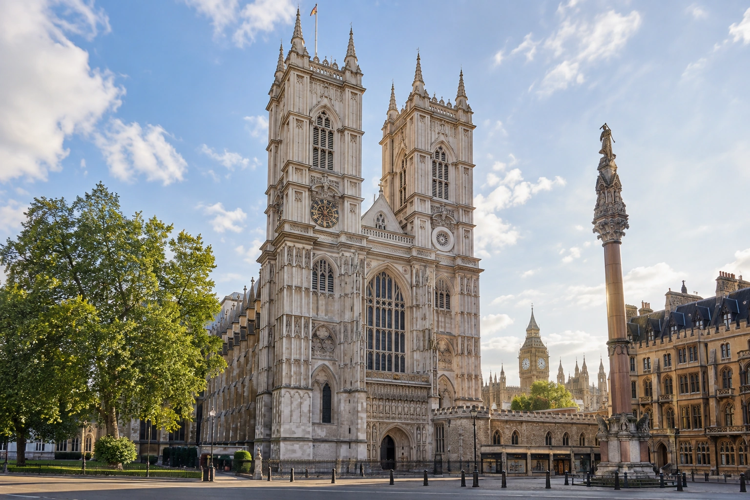 Illustrative catalog artwork of Westminster Abbey in London