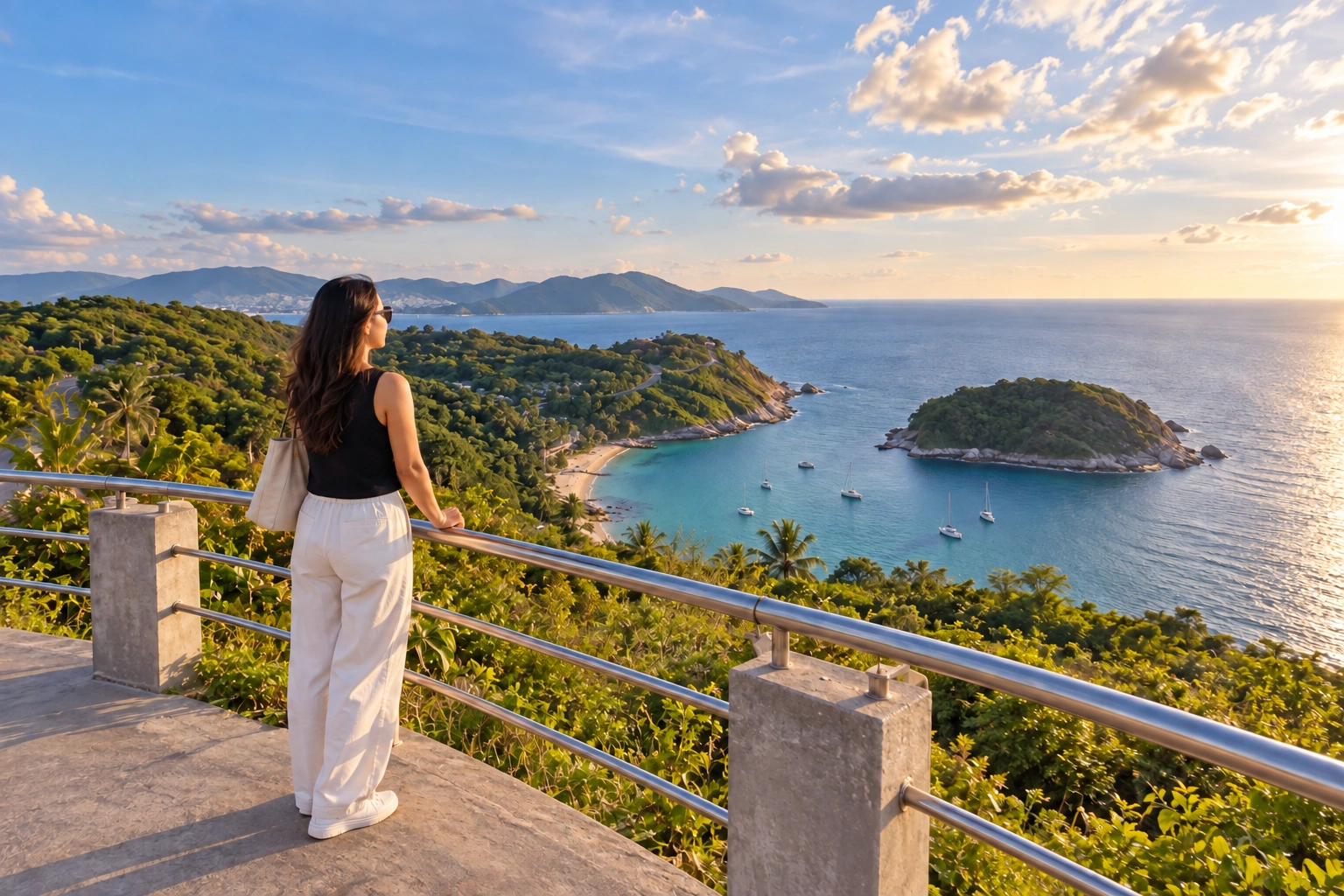 Illustrative Southern Coast Layers Experience preview for Windmill Viewpoint