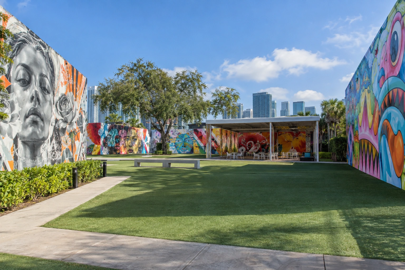 Illustrative catalog artwork of Wynwood Walls in Miami