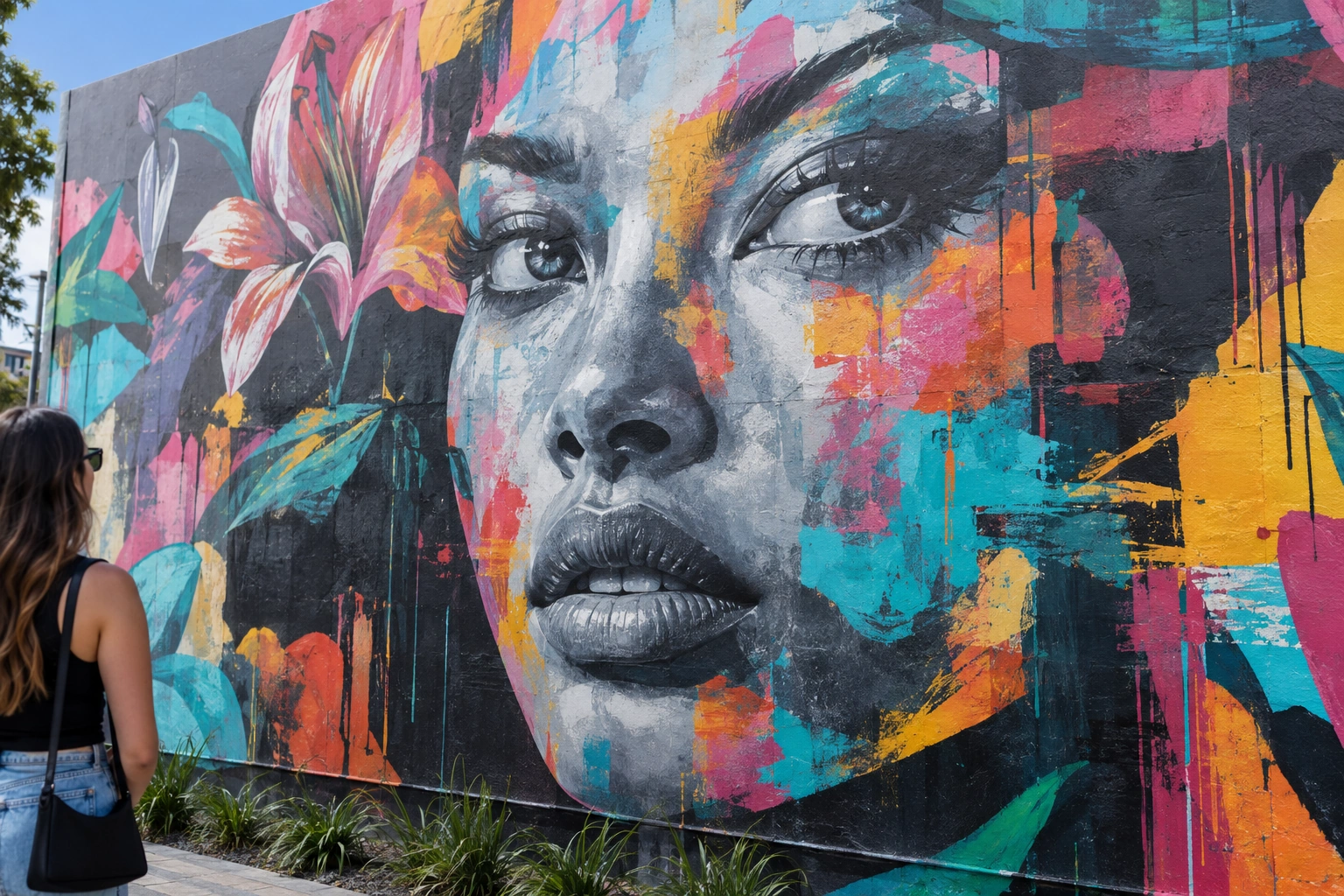 Illustrative Painted Walls Experience preview for Wynwood Walls